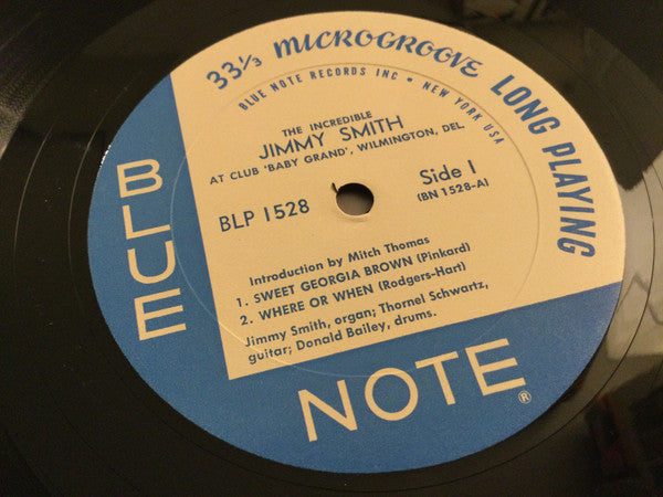 Jimmy Smith : At Club "Baby Grand" Wilmington, Delaware, Volume 1 (LP, Album, Mono)