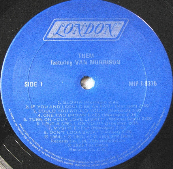 Them (3) Featuring Van Morrison : Them Featuring Van Morrison (LP, Comp)