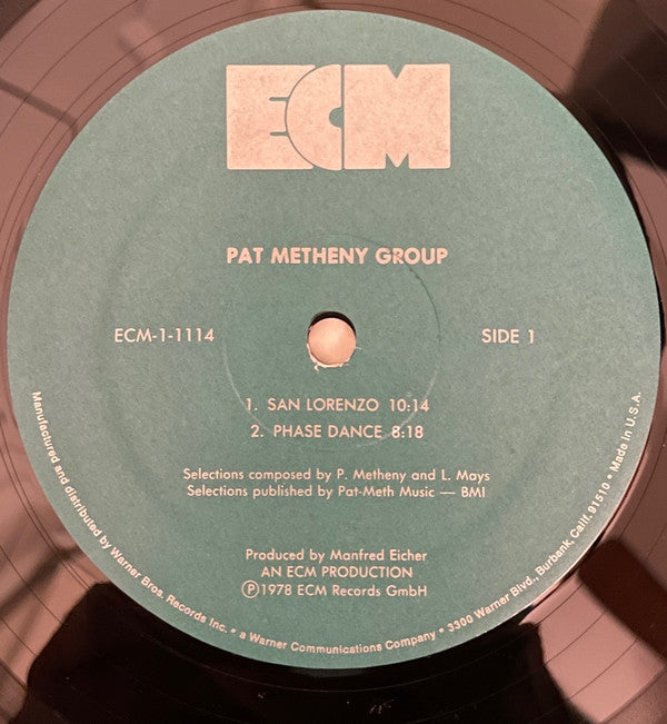 Pat Metheny Group : Pat Metheny Group (LP, Album)