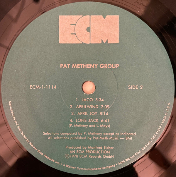 Pat Metheny Group : Pat Metheny Group (LP, Album)