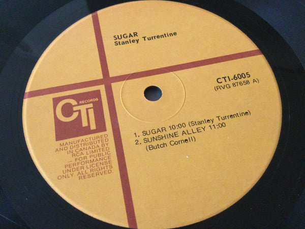 Stanley Turrentine : Sugar (LP, Album, RCA)