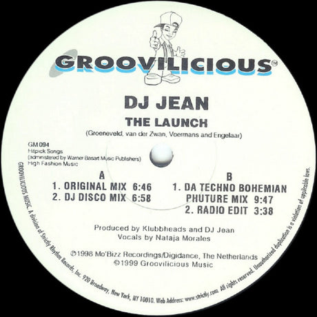 DJ Jean : The Launch / U Got My Love (2x12")