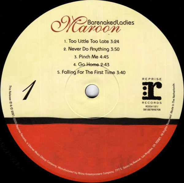 Barenaked Ladies : Maroon (2xLP, Album, Dlx, RE, 180)