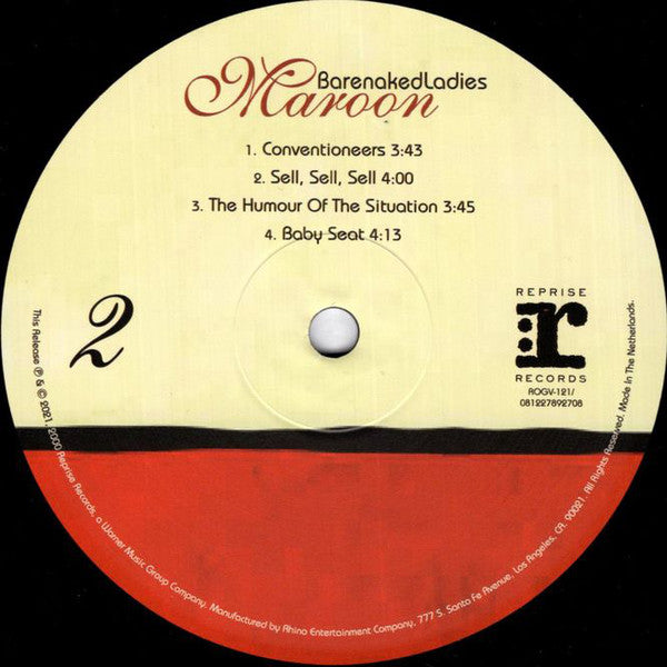 Barenaked Ladies : Maroon (2xLP, Album, Dlx, RE, 180)
