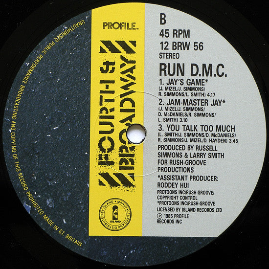 Run-DMC : King Of Rock (12", RE)