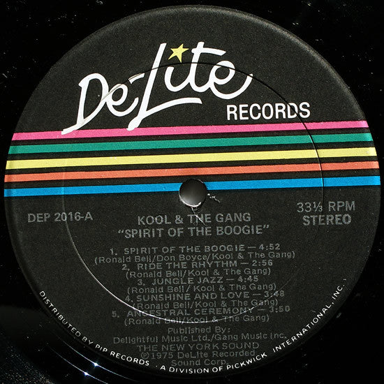 Kool & The Gang : Spirit Of The Boogie (LP, Album, M/Print, Uni)