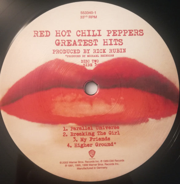 Red Hot Chili Peppers : Greatest Hits (2xLP, Album, Comp, RE, Gat)