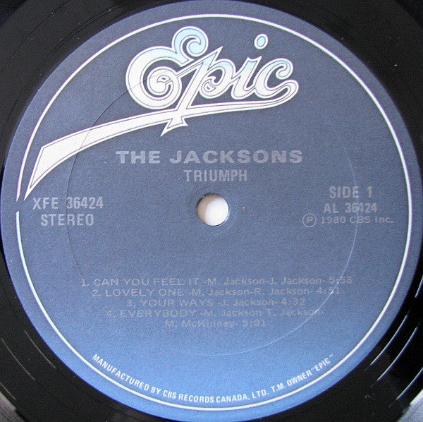 The Jacksons : Triumph (LP, Album)