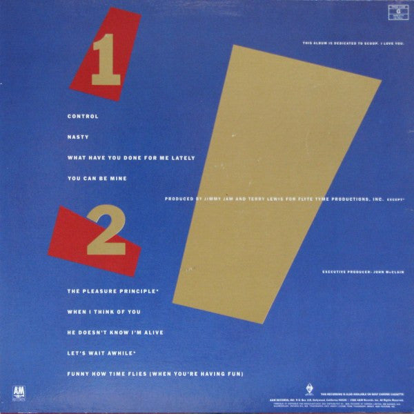 Janet Jackson : Control (LP, Album)