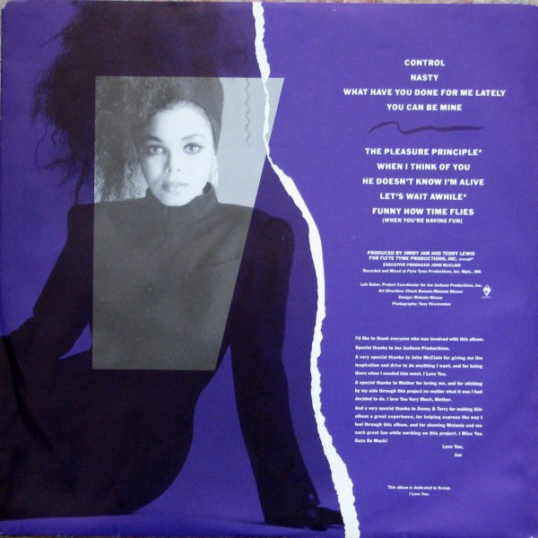 Janet Jackson : Control (LP, Album)