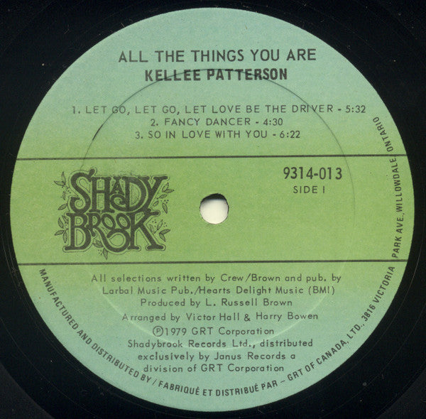 Kellee Patterson : All The Things You Are (LP, Album)