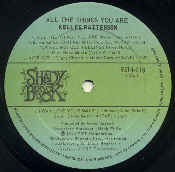 Kellee Patterson : All The Things You Are (LP, Album)