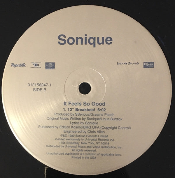 Sonique : It Feels So Good (12")
