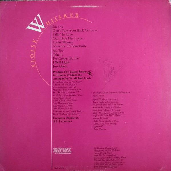 Eloise Whitaker : Eloise Whitaker (LP, Album)