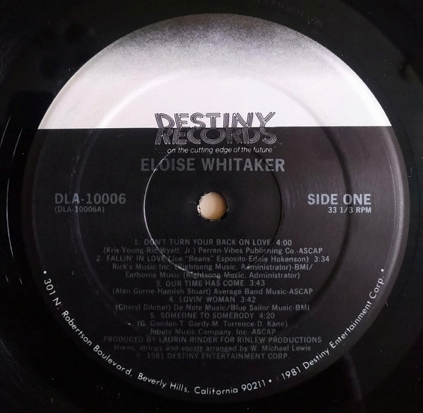 Eloise Whitaker : Eloise Whitaker (LP, Album)