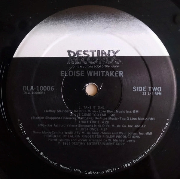 Eloise Whitaker : Eloise Whitaker (LP, Album)