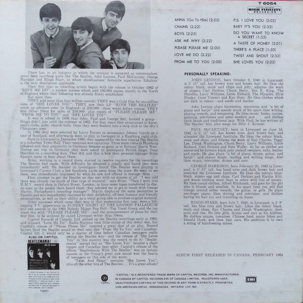 The Beatles : Twist And Shout (LP, Album, Comp, RE, 2nd)