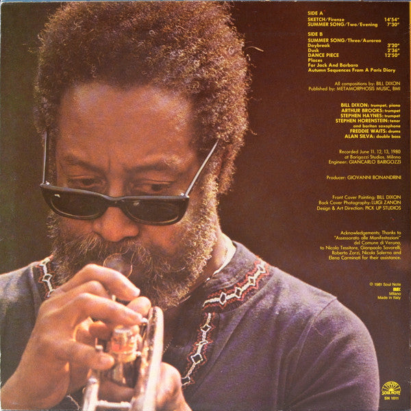 Bill Dixon : In Italy - Volume Two (LP, Album)