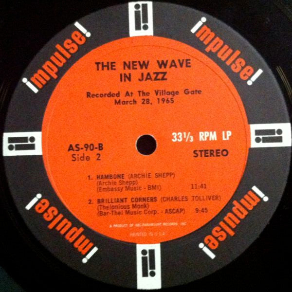 Various : The New Wave In Jazz (LP, Album, Gat)