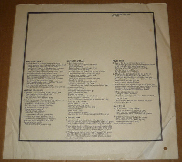 Linn County : Fever Shot (LP, Album)