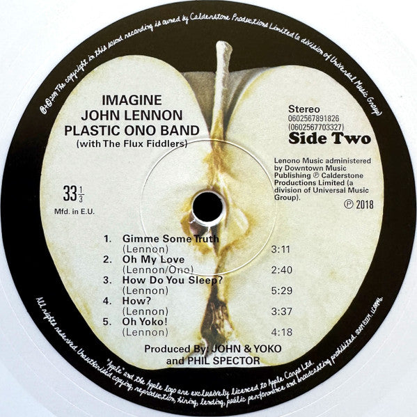 John Lennon : Imagine (LP, Album, RE, RP, Whi + LP, RP, Whi + Ltd, 50t)