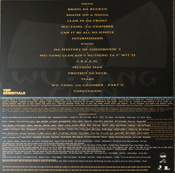 Wu-Tang Clan : Enter The Wu-Tang (36 Chambers) (2xLP, Album, Club, RE, RM, Gol)