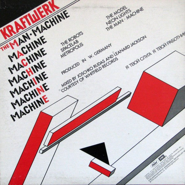 Kraftwerk : The Man · Machine (LP, Album)