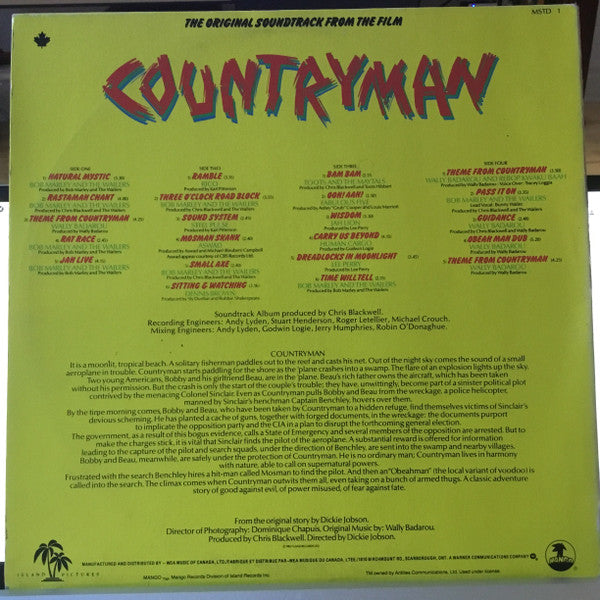 Various : The Original Soundtrack From "Countryman" (2xLP, Comp, Gat)