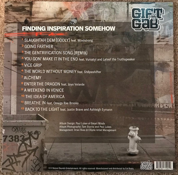 The Gift Of Gab : Finding Inspiration Somehow (LP, Album)