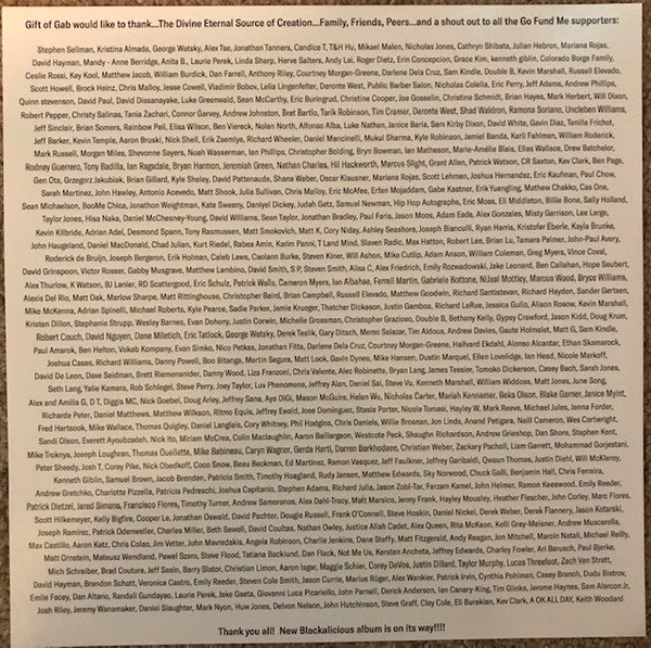 The Gift Of Gab : Finding Inspiration Somehow (LP, Album)