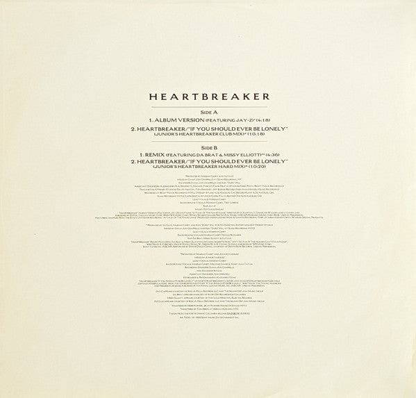 Mariah Carey : Heartbreaker (12")