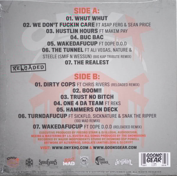 Onyx : #Wakedafucup Reloaded (LP, Album, Ltd, RE, RP, Red)