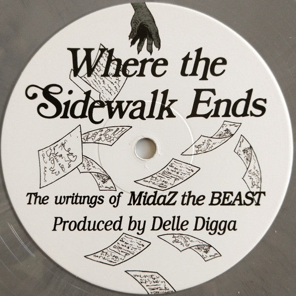 Midaz & Delle Digga : Where The Sidewalk Ends (LP, Album, Ltd, Num, Con)