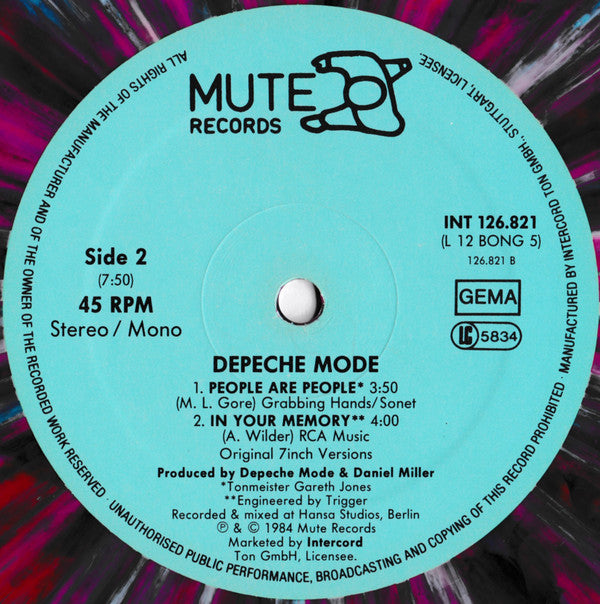 Depeche Mode : People Are People (ON-USound Remix By Adrian Sherwood) (12", Maxi, Ltd, Num, S/Edition, Red)