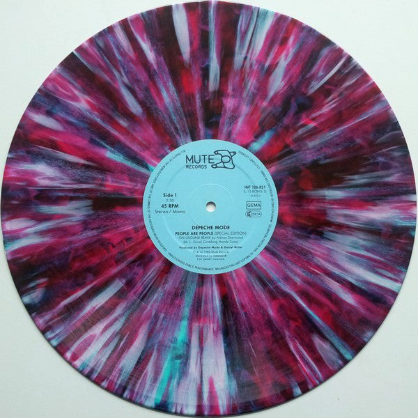 Depeche Mode : People Are People (ON-USound Remix By Adrian Sherwood) (12", Maxi, Ltd, Num, S/Edition, Red)