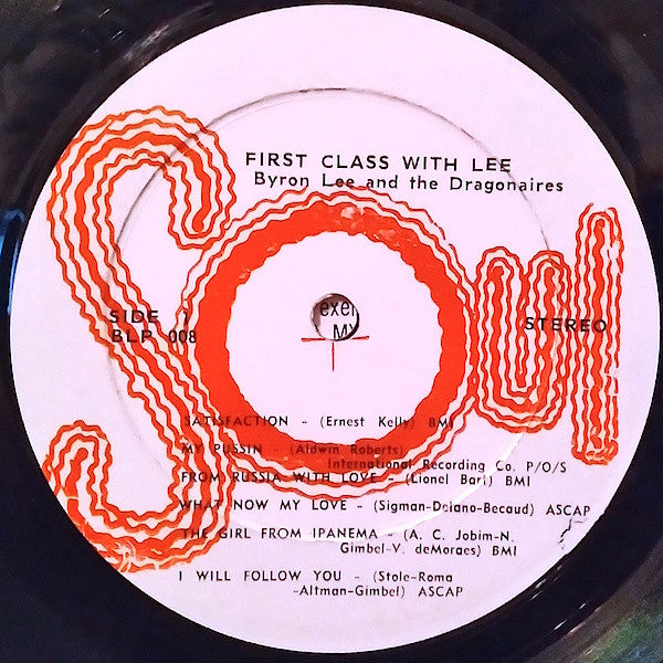 Byron Lee And The Dragonaires : First Class With Lee (LP, Album, Lam)