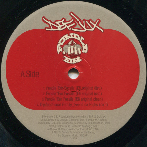 Various : Fondle 'Em Fossils (12", Single)