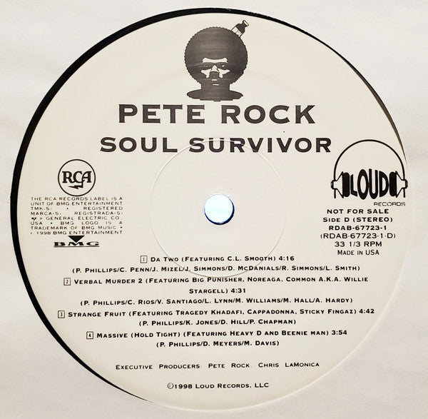 Pete Rock : Soul Survivor (2xLP, Album, Promo, Cle)