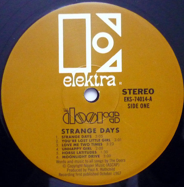 The Doors : Strange Days (LP, Album, RE, 180)