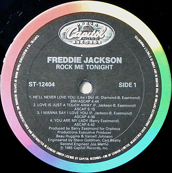 Freddie Jackson : Rock Me Tonight (LP, Album)
