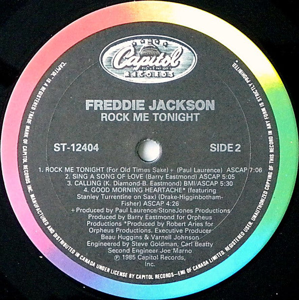 Freddie Jackson : Rock Me Tonight (LP, Album)