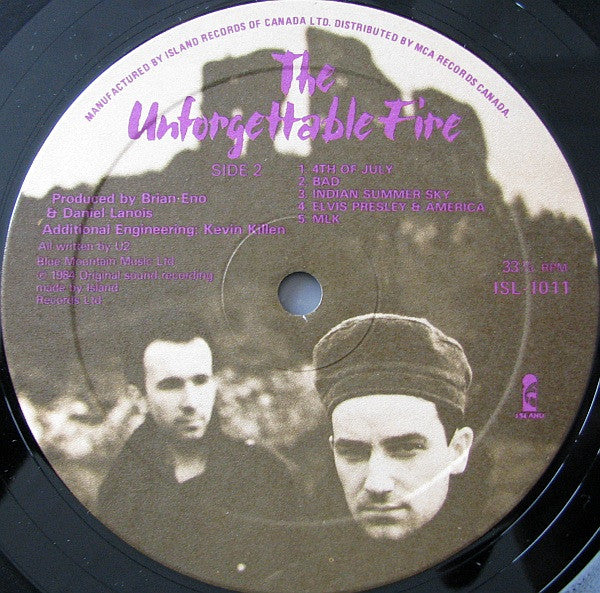 U2 : The Unforgettable Fire (LP, Album)