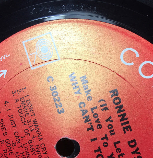 Ronnie Dyson : (If You Let Me Make Love To You Then) Why Can't I Touch You? (LP, Album)