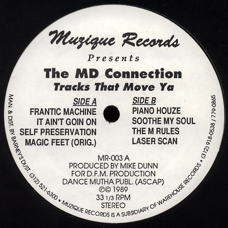 The MD Connection : Tracks That Move Ya (LP, RP)