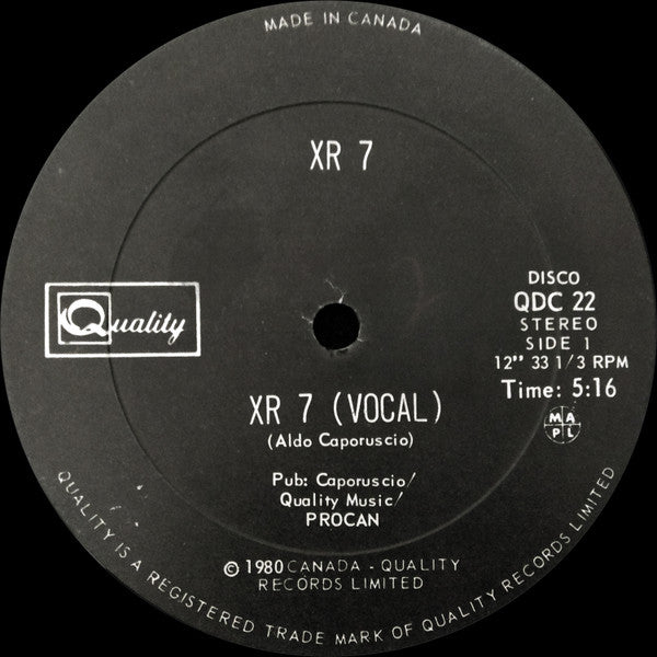 XR 7 : XR 7 (12")