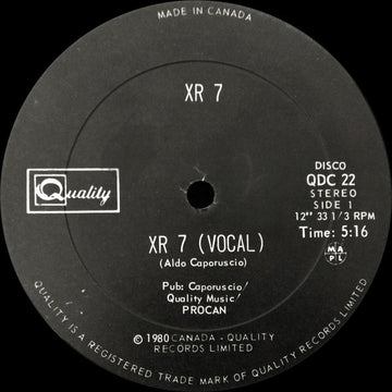 XR 7 : XR 7 (12")