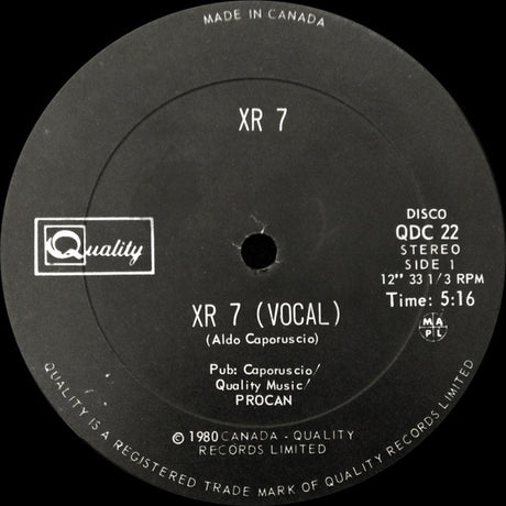XR 7 : XR 7 (12")