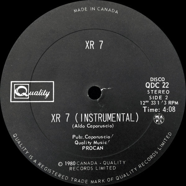 XR 7 : XR 7 (12")