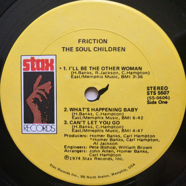 Soul Children : Friction (LP, Album)