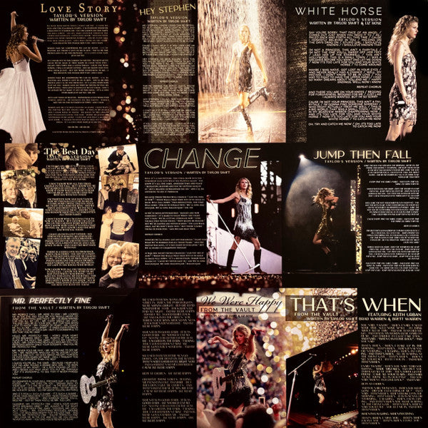 Taylor Swift : Fearless (Taylor's Version) (3xLP, Album, Gol)